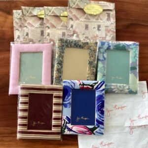 Vintage Silk Jim Thompson picture frames.